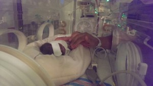 baby in the NICU