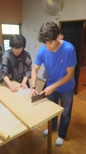 Making Soba Noodles in the countryside