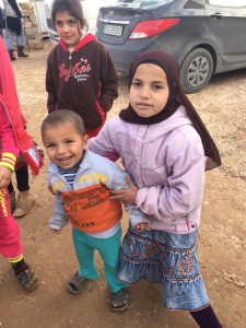 three children on the street