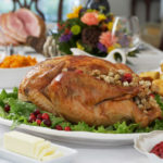 roasted turkey dinner