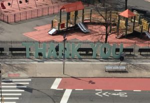 Thank you sign in Elmhurst NY