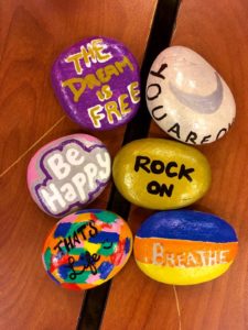 rock painting from a self-reflection session