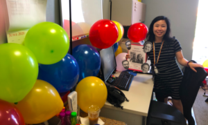 Dr. Ue's last day as chief resident