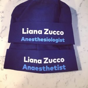 caps to identify operating room personnel