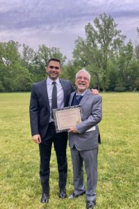 Picture of Dr. Abela, my mentor and dear friend, and me