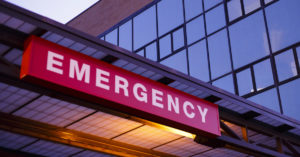 emergency department sign