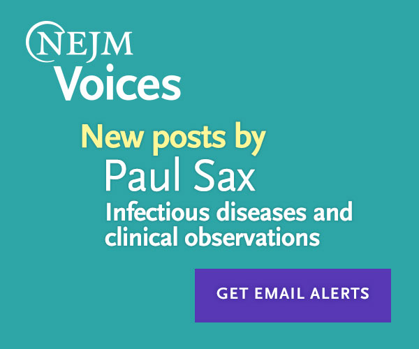 Get Emails from NEJM Voices - Paul Sax